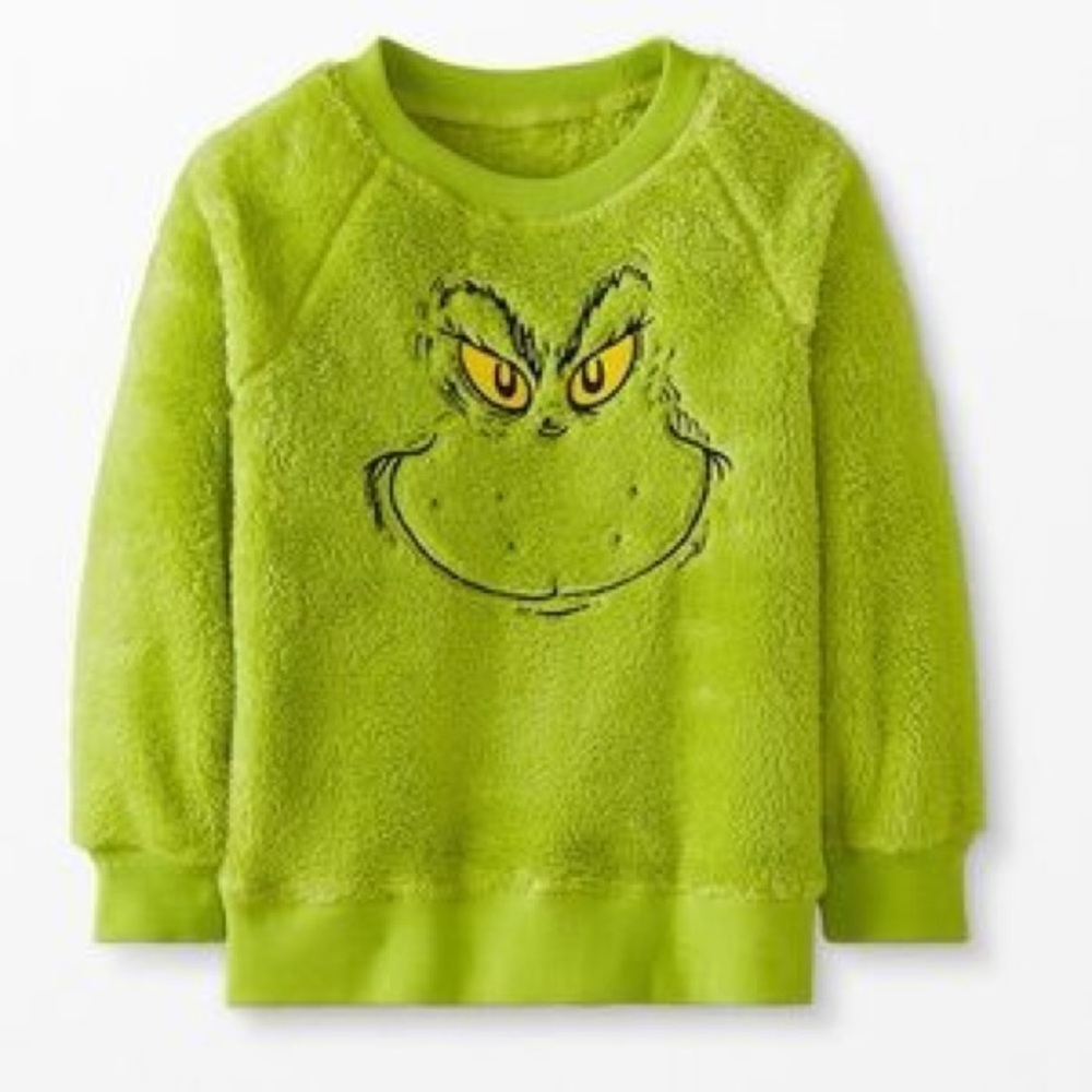 Hanna Andersson Grinch Marshmallow Sweatshirt